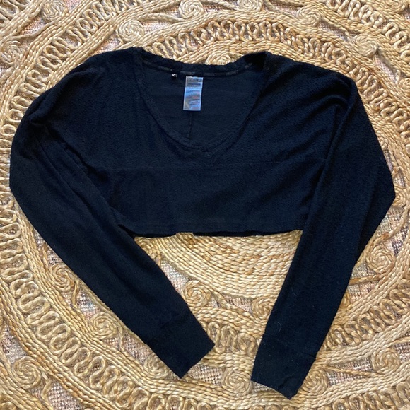 NWOT Gymshark Towel Long Sleeve Crop Top sz M - Picture 3 of 5